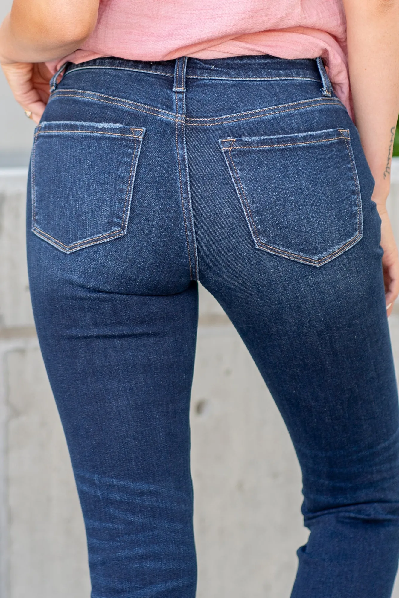 Great Mid Rise Slim Straight Leg