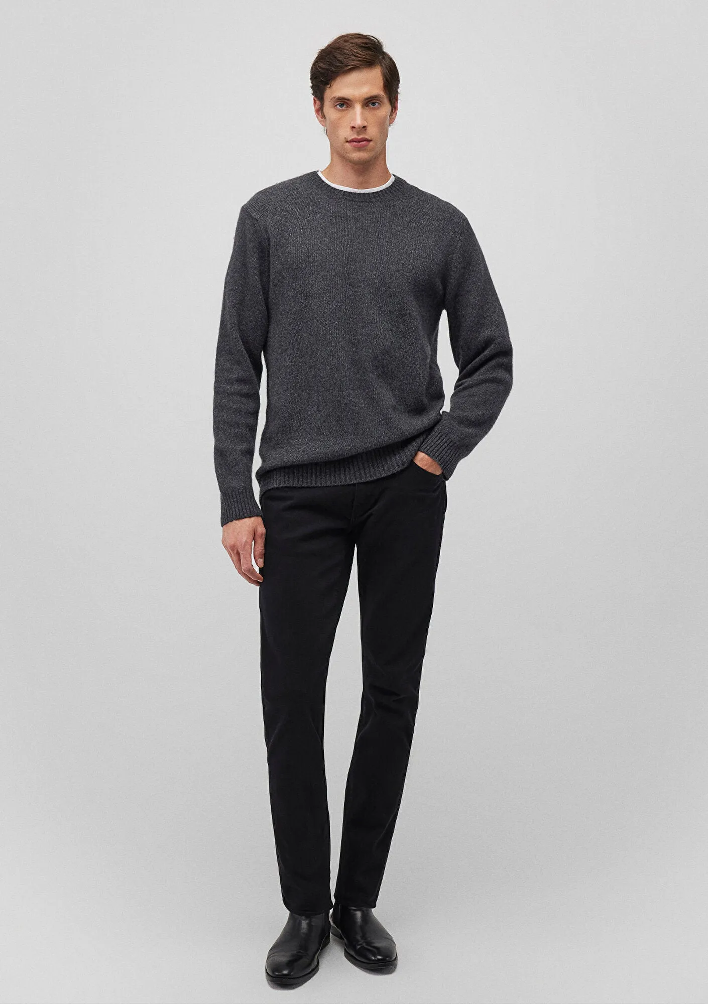 Grey Crewneck Sweater