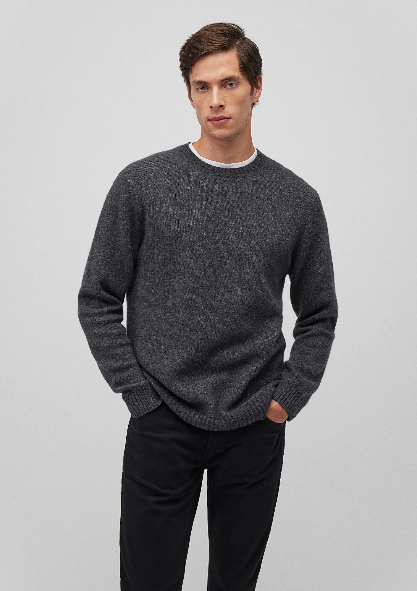 Grey Crewneck Sweater