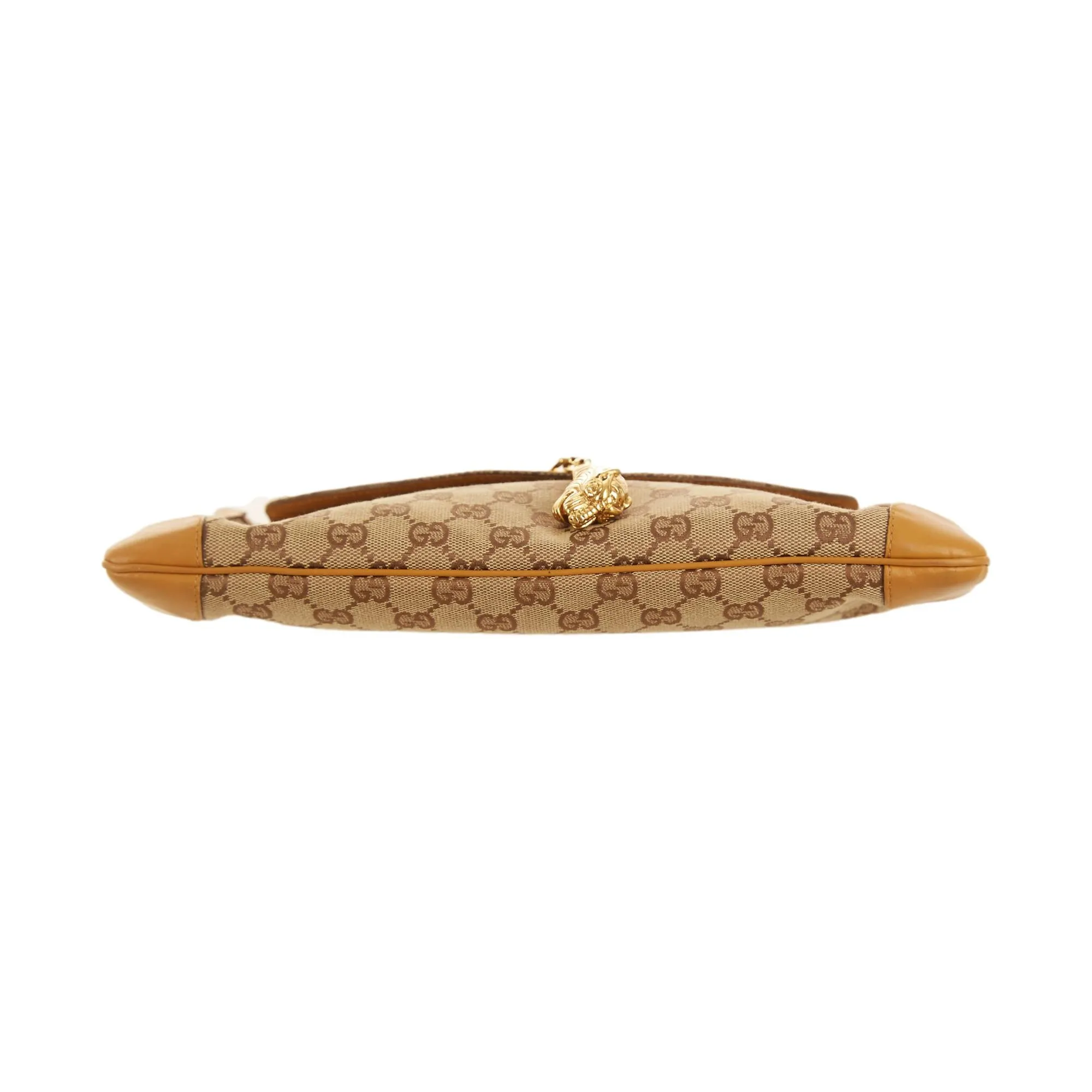 Gucci Brown Logo Chain Shoulder Bag