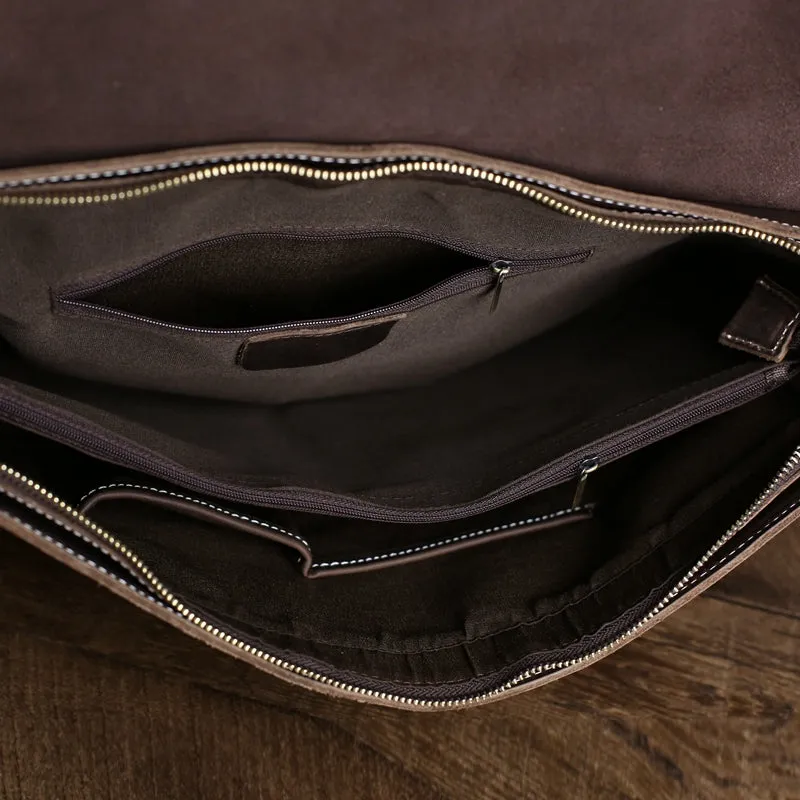 Handmade Vintage Full Grain Leather Satchel Messenger Bag Shoulder Bag Cross body Bag Laptop Bag Birthday Christmas Gift