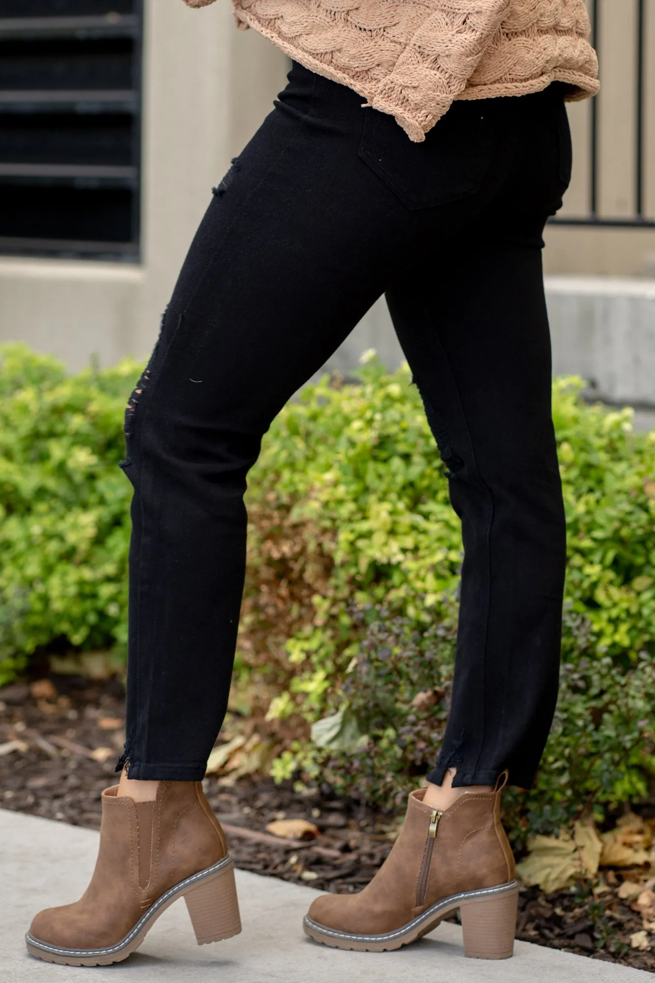 Haven Ultra High Rise Slim Straight Leg
