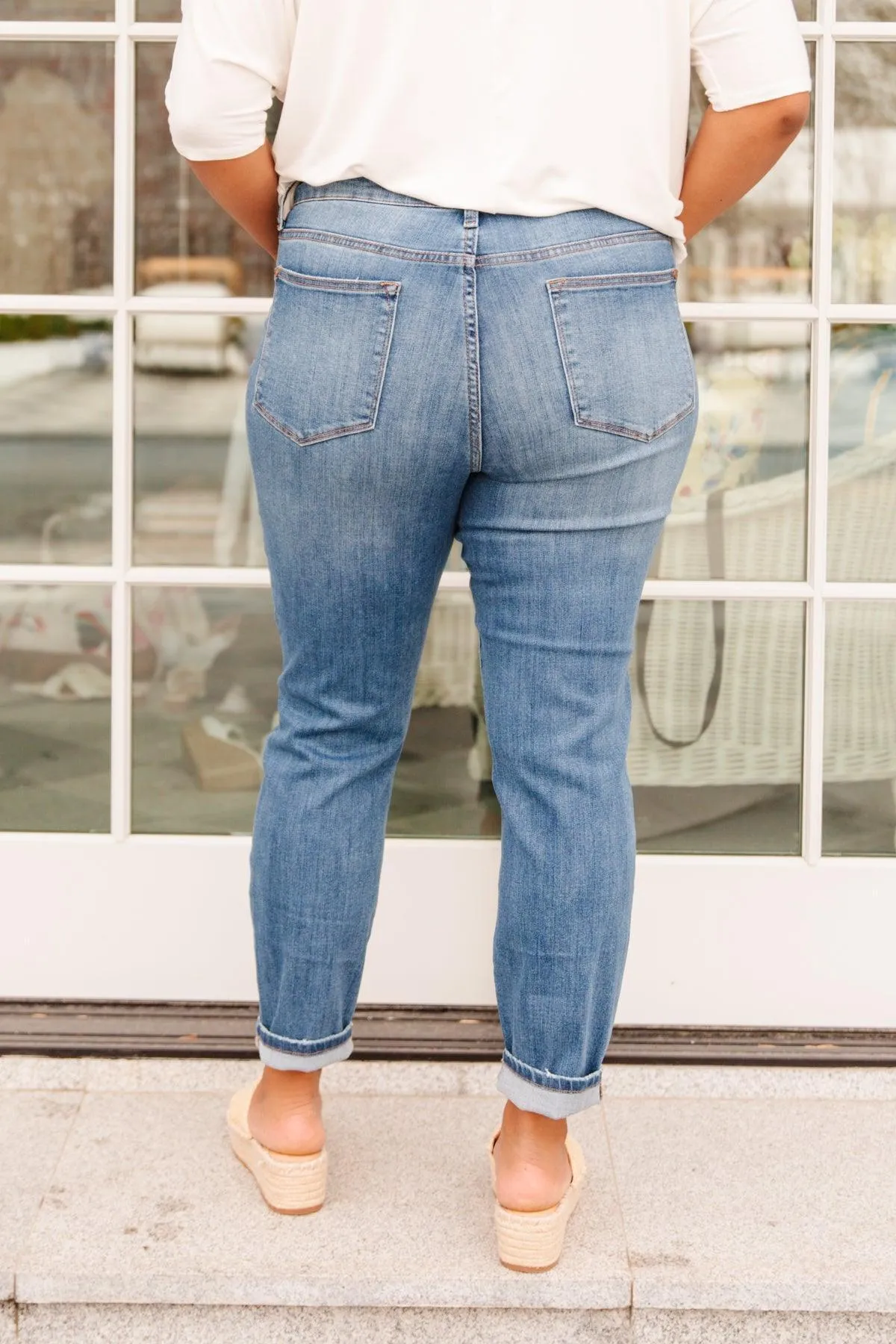 Hazel Blues® | High Waist Slim Fit Jeans