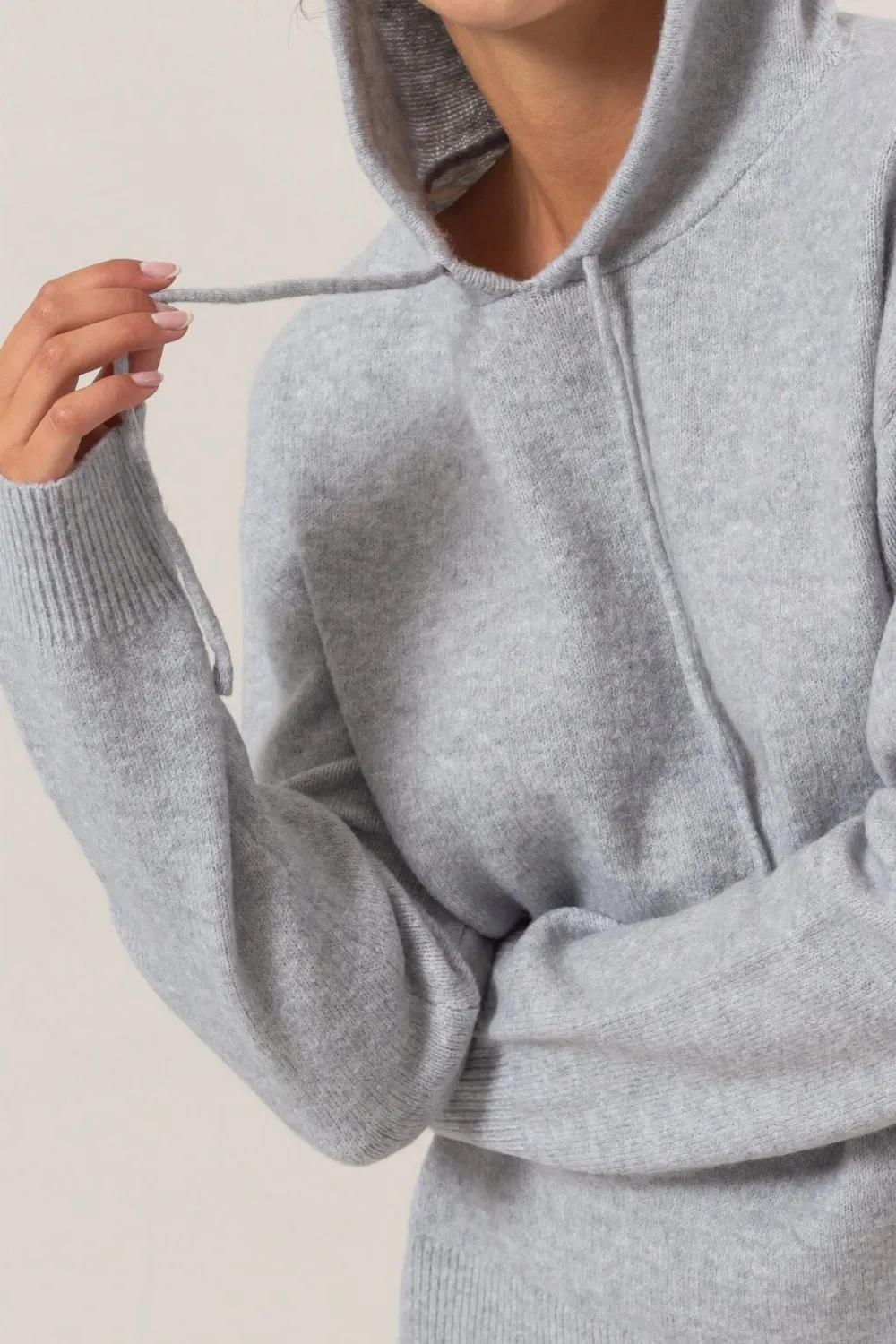 Hazel Blues® |  HYFVE Drawstring Long Sleeve Hooded Sweater