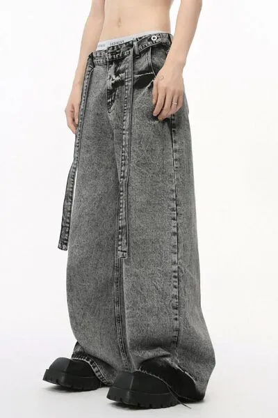 Hazel Blues® |  Wide Leg Jeans with Pockets