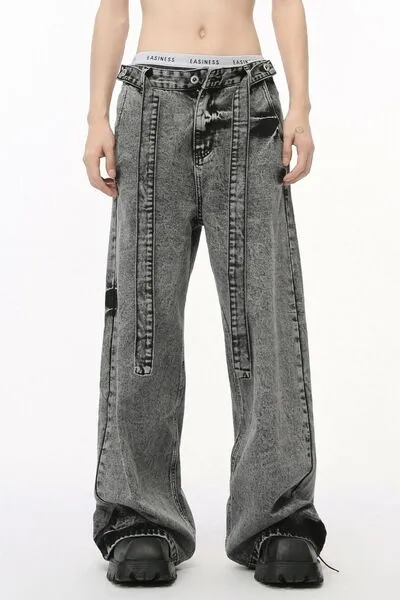Hazel Blues® |  Wide Leg Jeans with Pockets