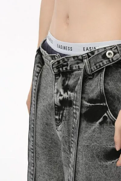 Hazel Blues® |  Wide Leg Jeans with Pockets