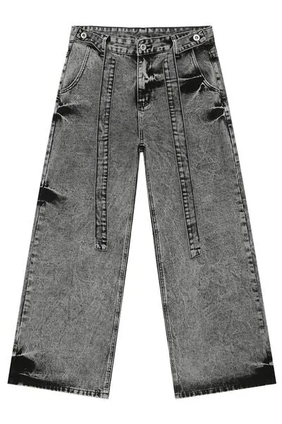 Hazel Blues® |  Wide Leg Jeans with Pockets