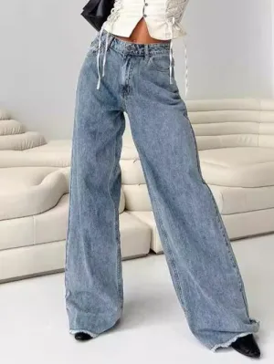 Hazel Blues® |  Wide Leg Jeans with Pockets