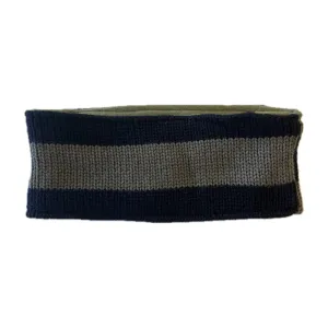 Headband - Grey & Blue Stripe - 033