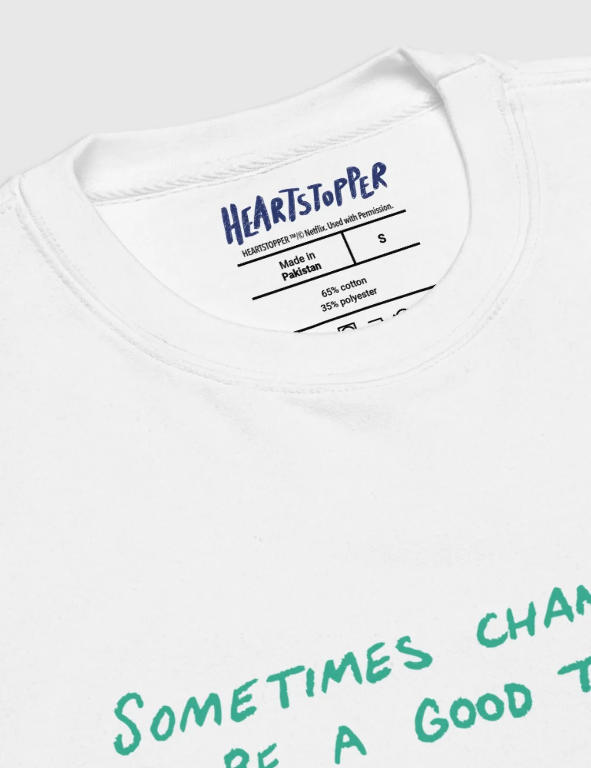 Heartstopper Unisex Premium Sweatshirt [White]