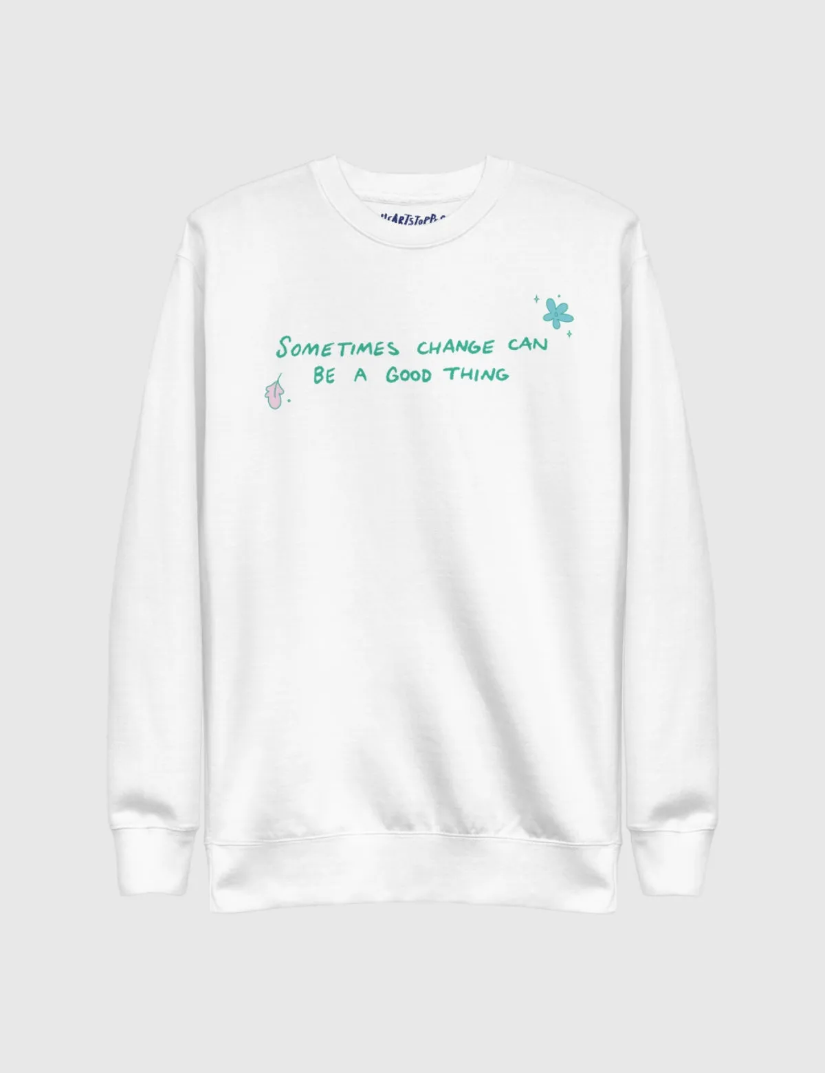 Heartstopper Unisex Premium Sweatshirt [White]