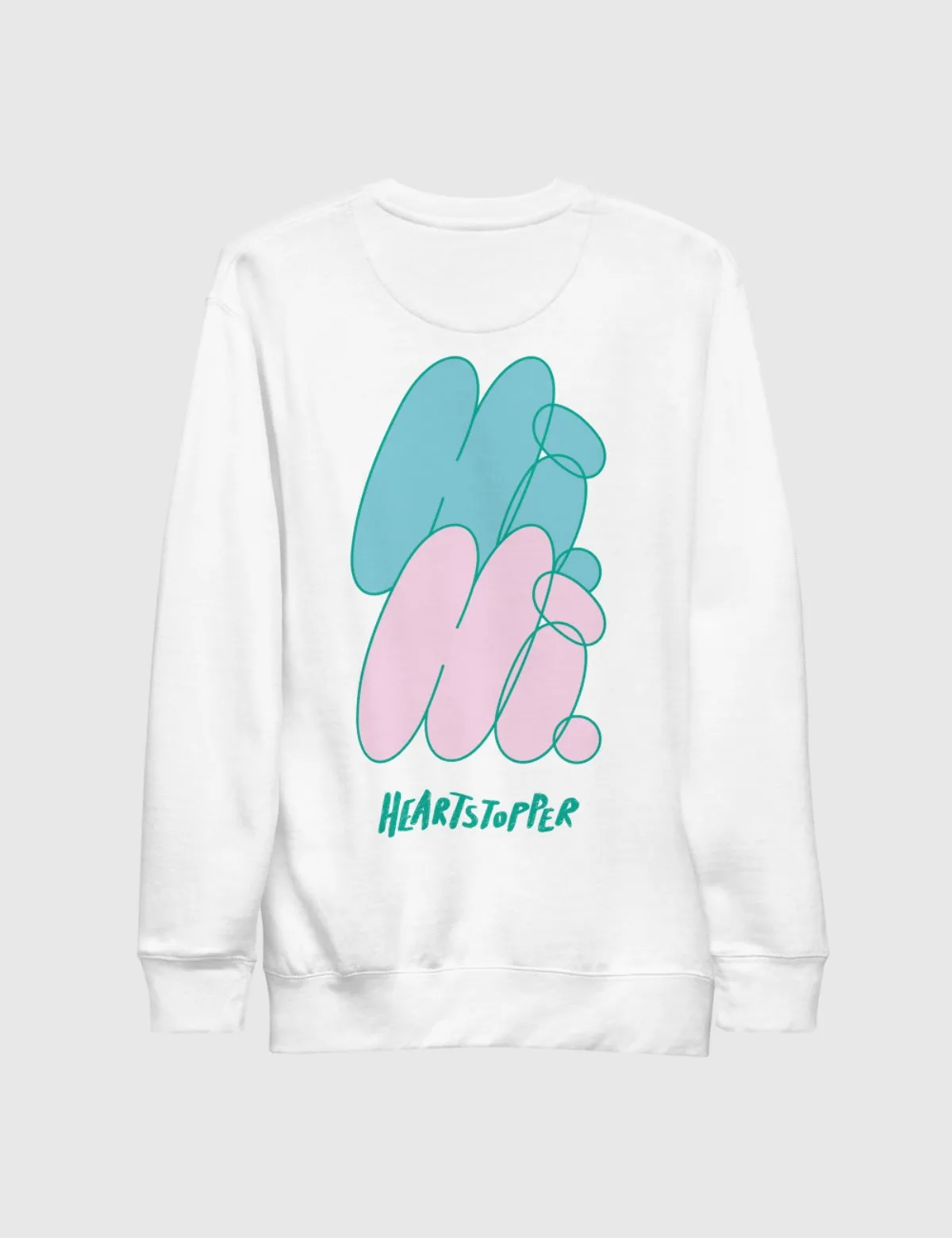 Heartstopper Unisex Premium Sweatshirt [White]