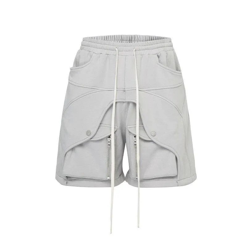 Heavy-Duty Deconstructed Silhouette Shorts
