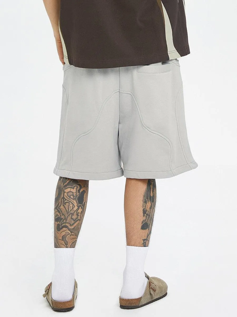 Heavy-Duty Deconstructed Silhouette Shorts