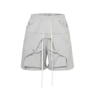 Heavy-Duty Deconstructed Silhouette Shorts