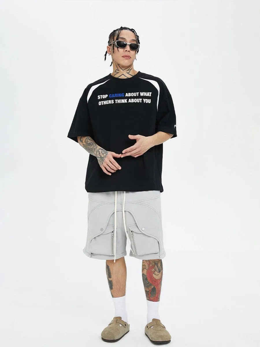 Heavy-Duty Deconstructed Silhouette Shorts