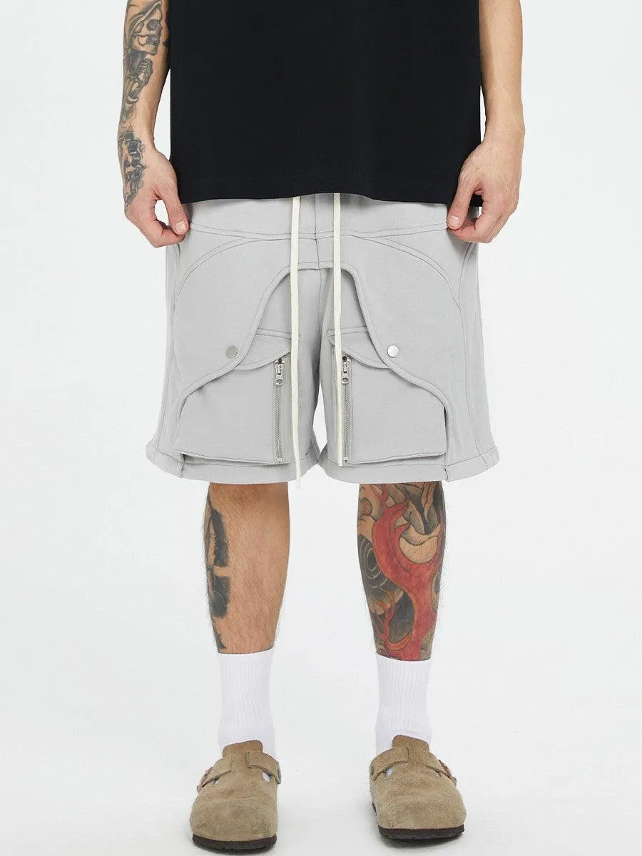 Heavy-Duty Deconstructed Silhouette Shorts