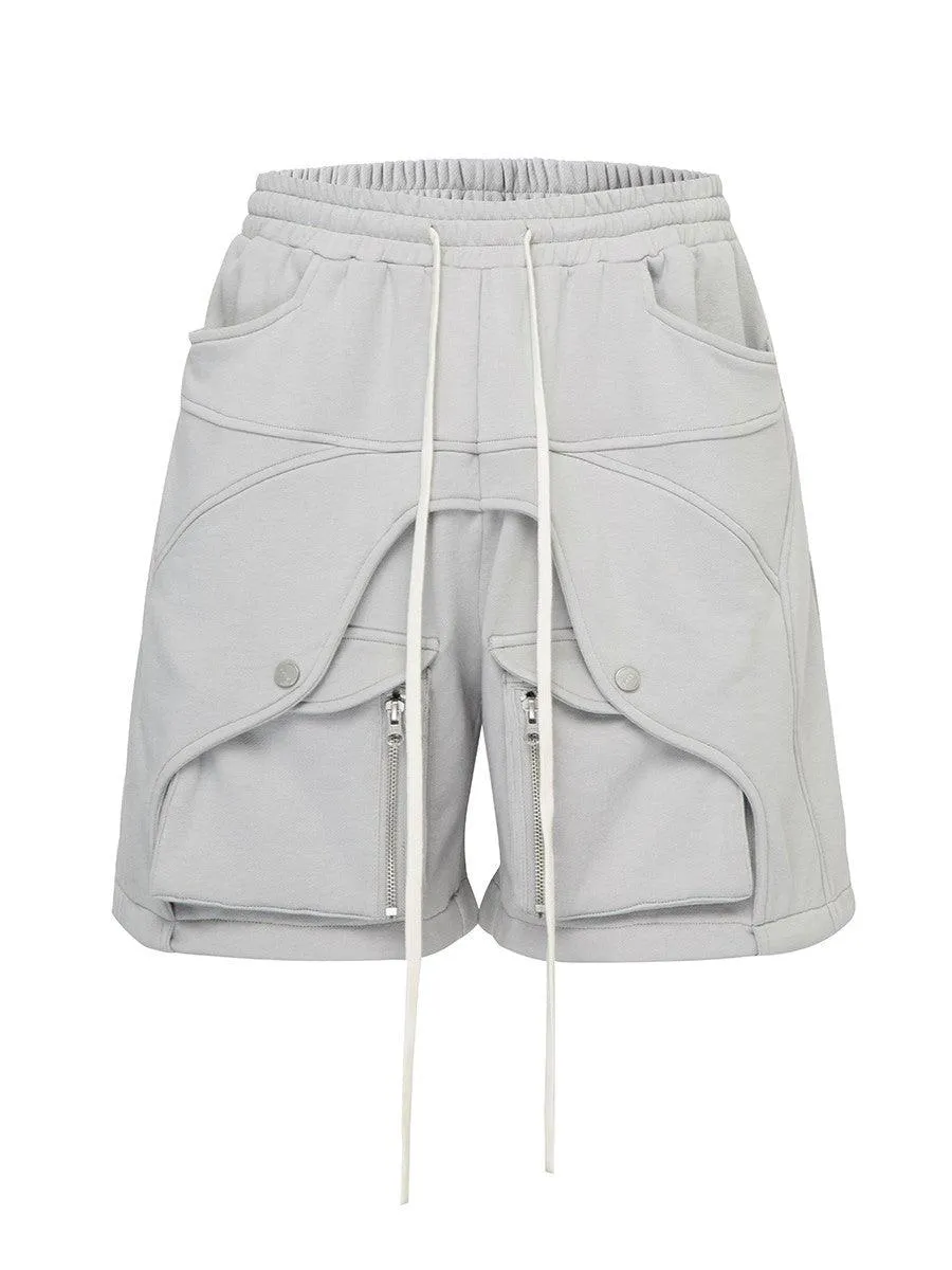 Heavy-Duty Deconstructed Silhouette Shorts