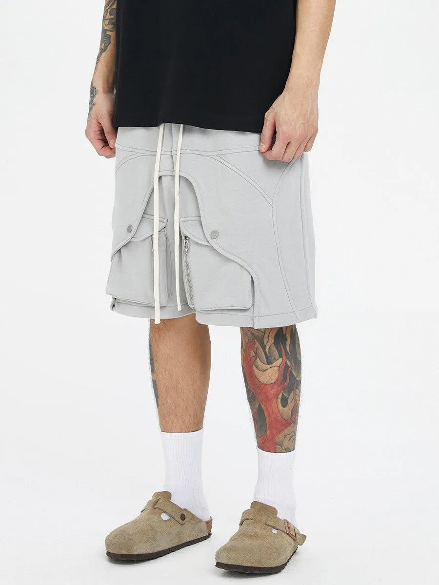 Heavy-Duty Deconstructed Silhouette Shorts