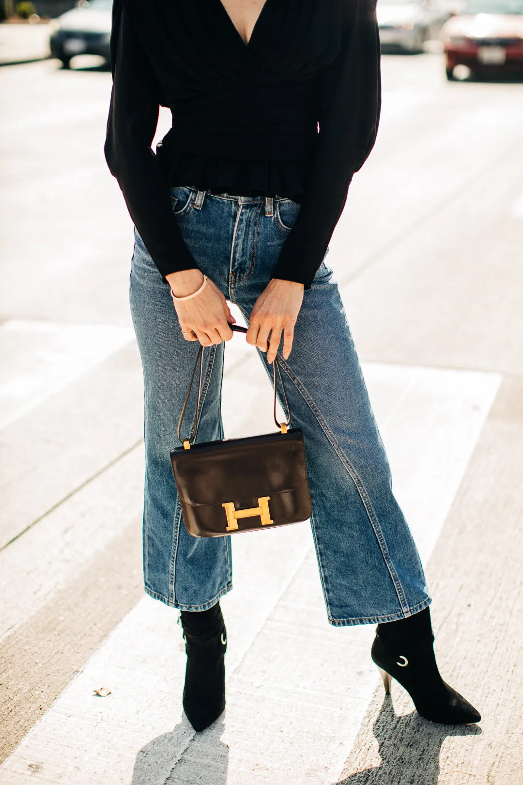 Hermés Constance 23 - 1970s Vintage Handbag (Brown Box Calf)