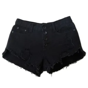 High Waist Denim Shorts Slim Fit outfit