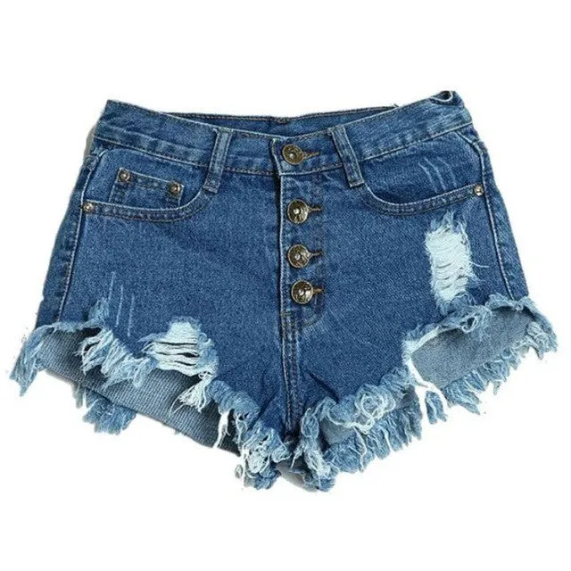 High Waist Denim Shorts Slim Fit outfit