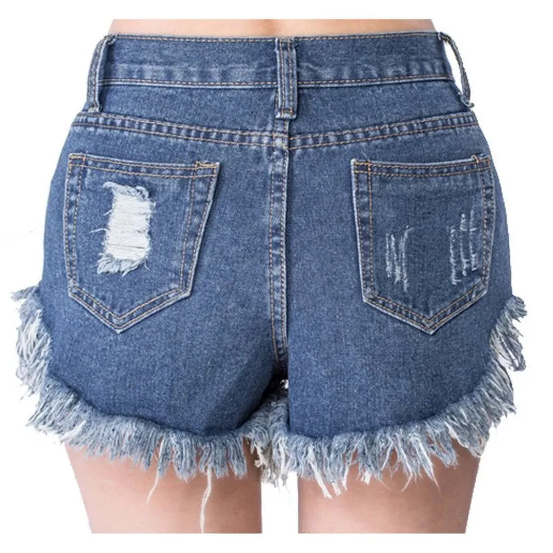 High Waist Denim Shorts Slim Fit outfit
