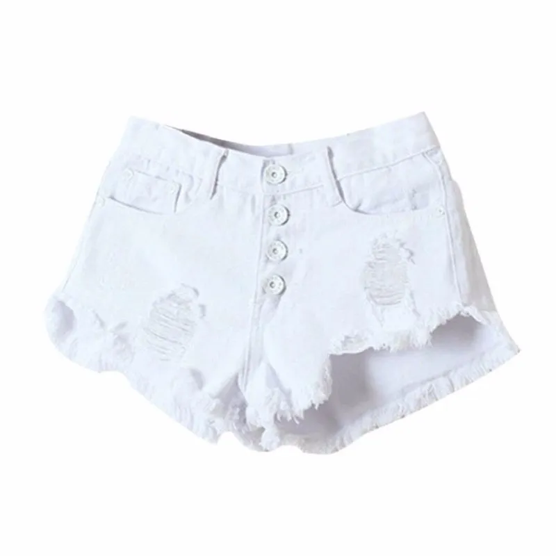 High Waist Denim Shorts Slim Fit outfit