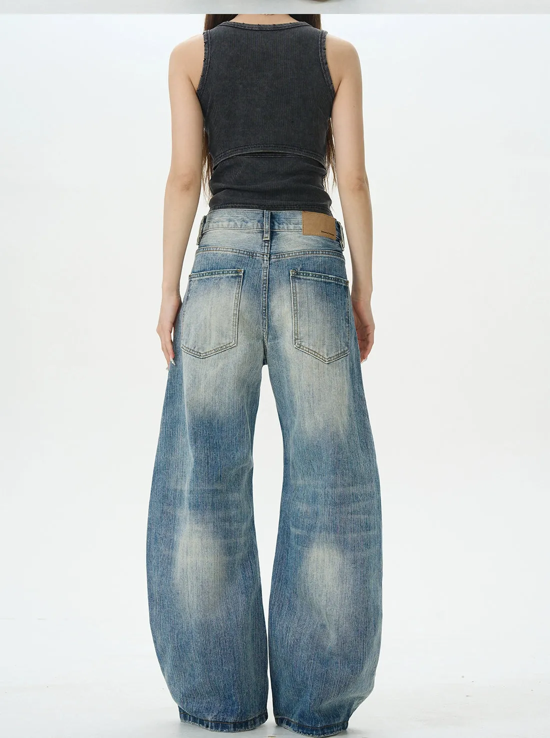 High Waist Wide-Leg Jeans