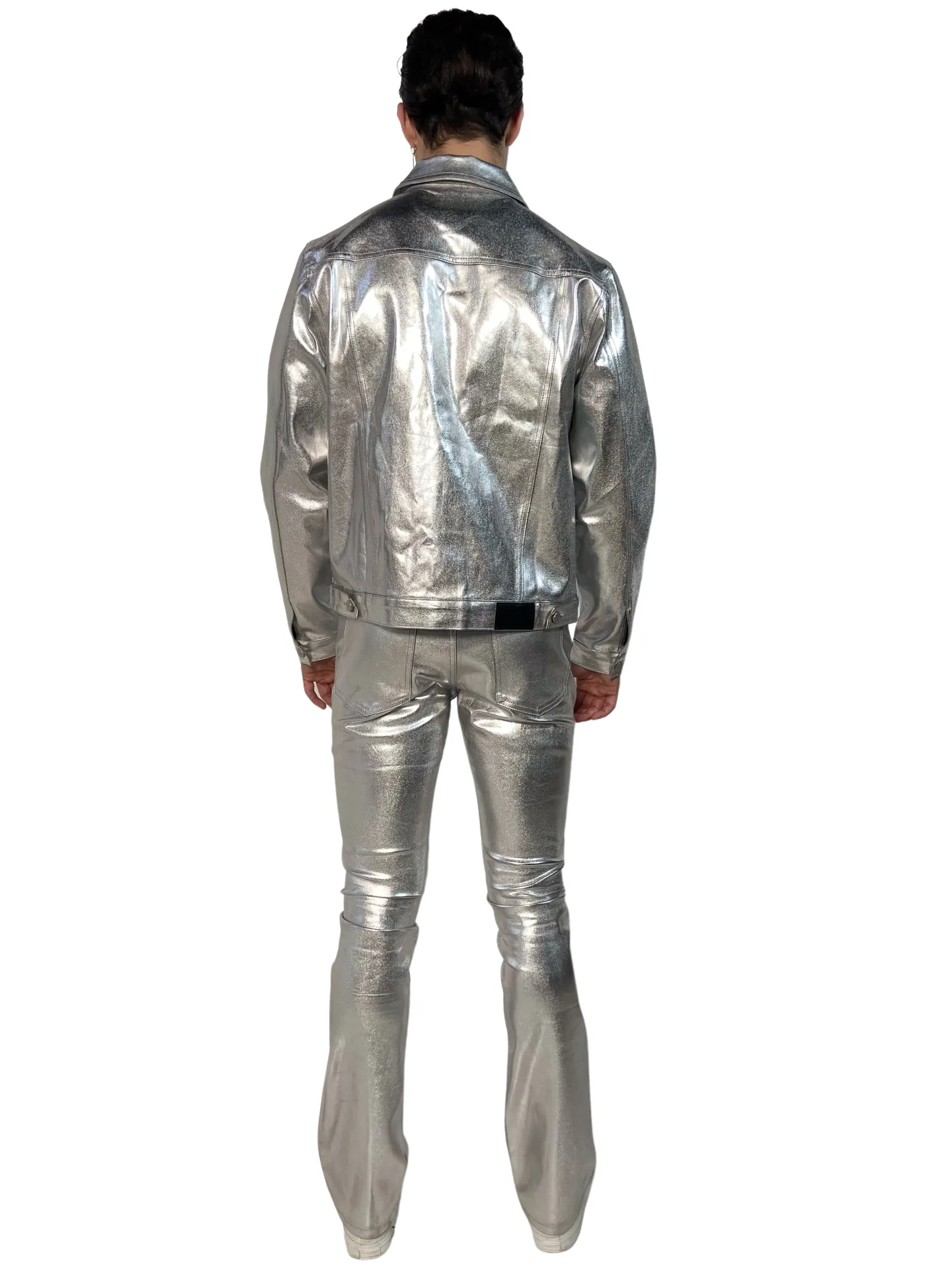 Honoré Metallic Denim Jeans