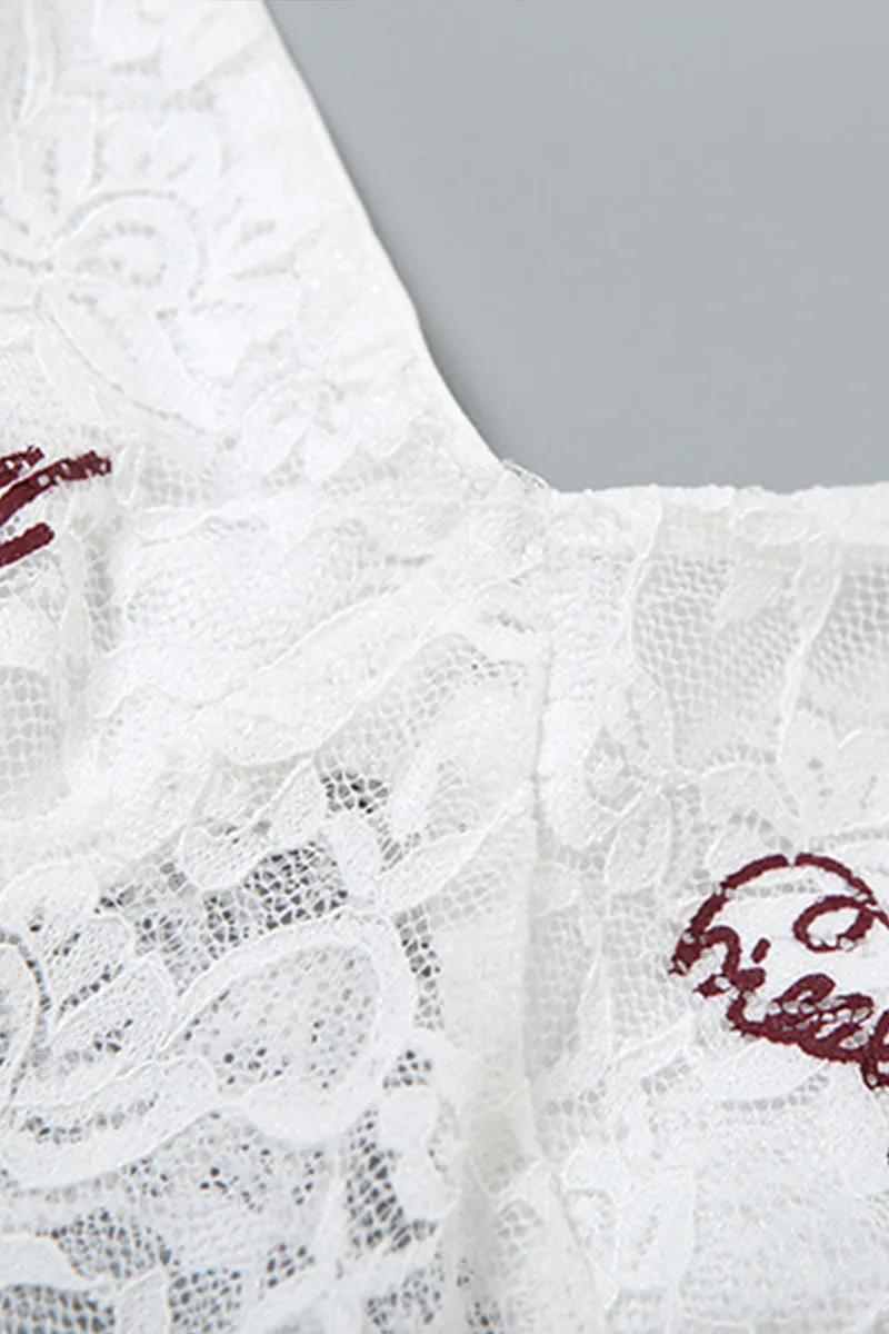 HTT1187 Intricate Lace Corset Top
