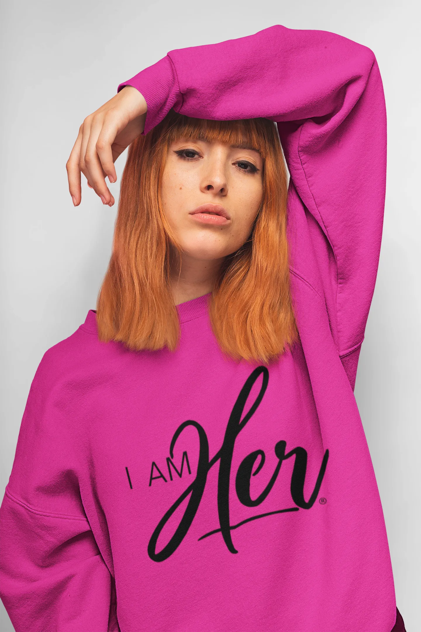 I AM HER Signature Women's Crewneck Sweater