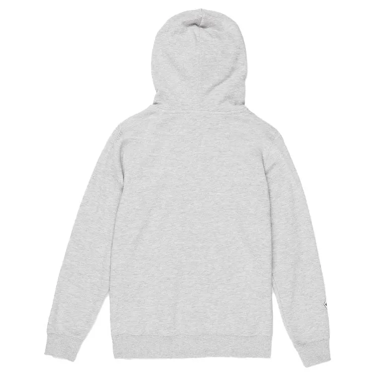 Iconic Stone Hooded Heather Grey Kids