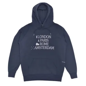 icons hooded sweat navy