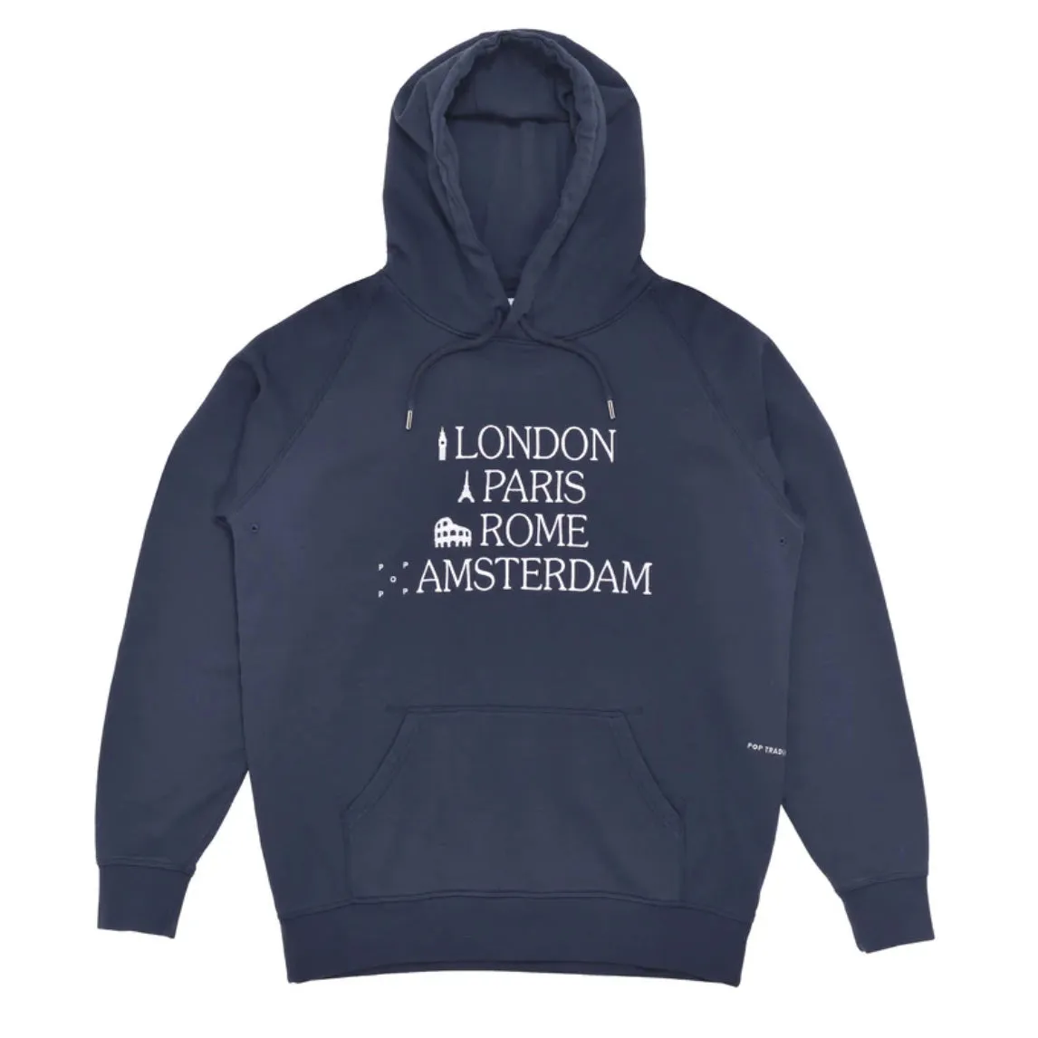 icons hooded sweat navy