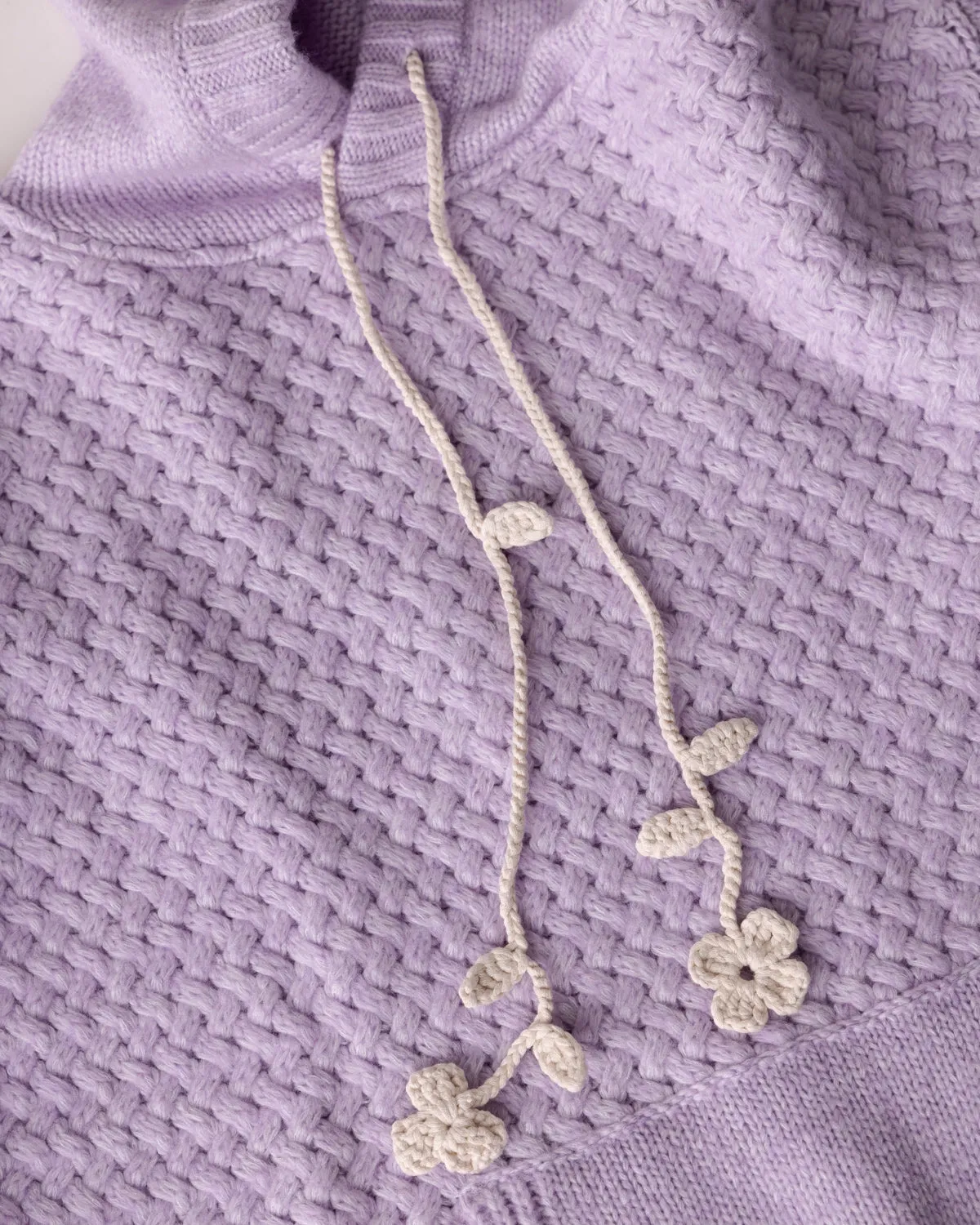 Žilvinas: Lilac Merino Wool Hoodie