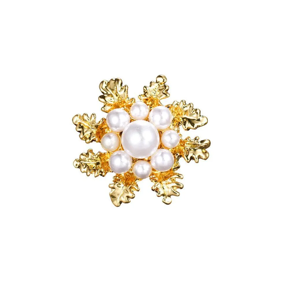 Imitation Pearl Brooch Elegant Jewelry Fashion Accessory Women Ladies Gift