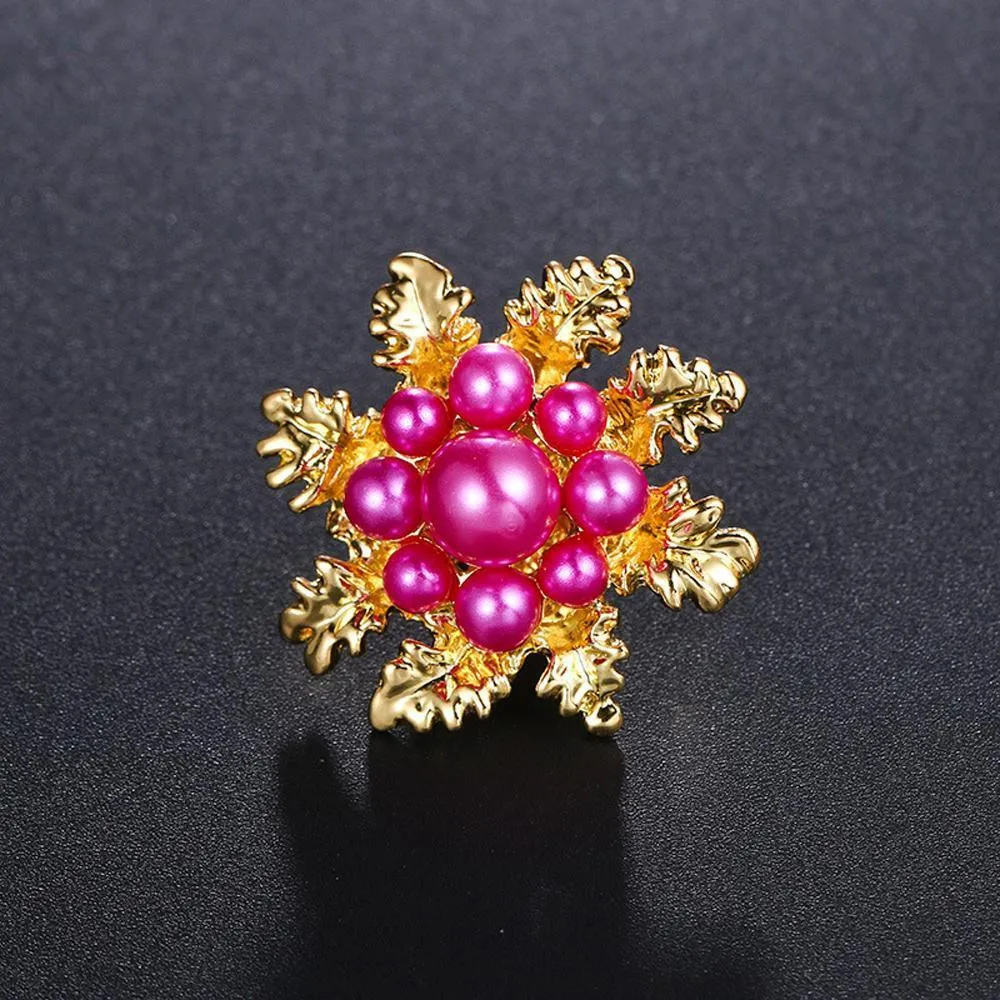 Imitation Pearl Brooch Elegant Jewelry Fashion Accessory Women Ladies Gift
