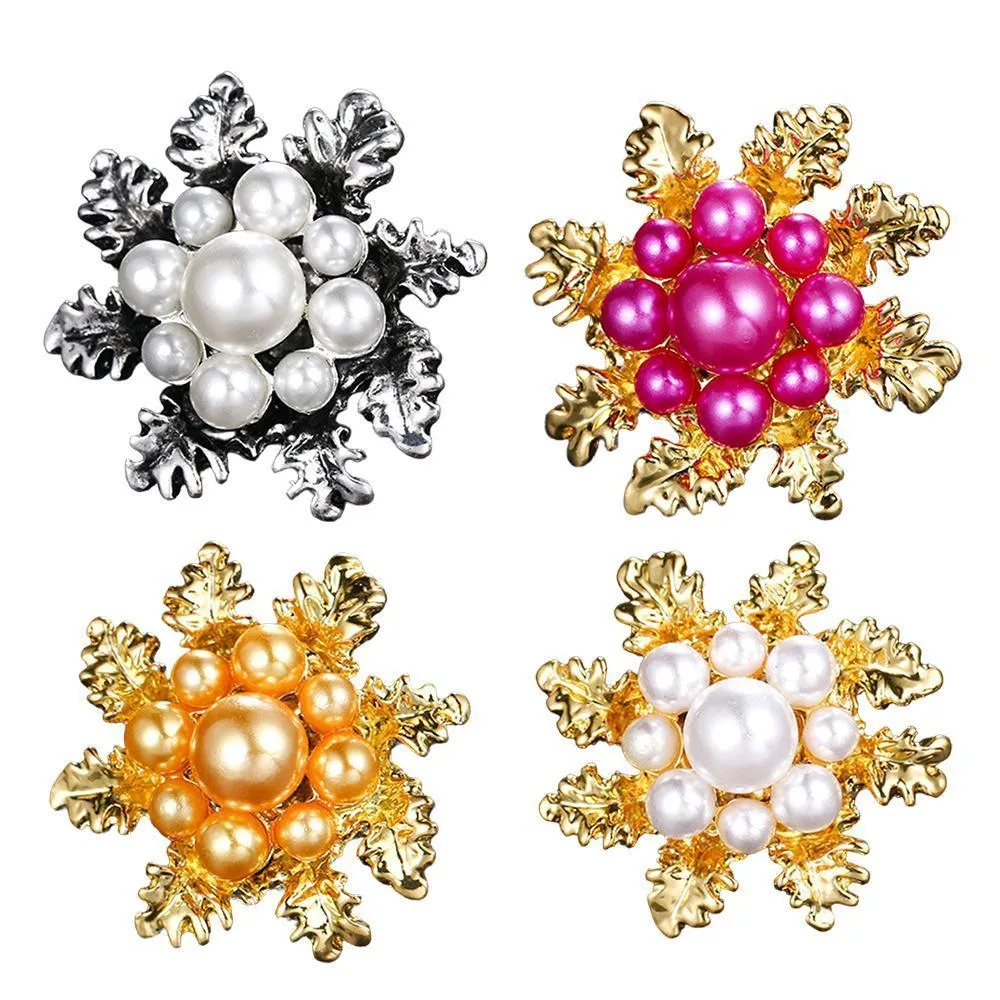 Imitation Pearl Brooch Elegant Jewelry Fashion Accessory Women Ladies Gift