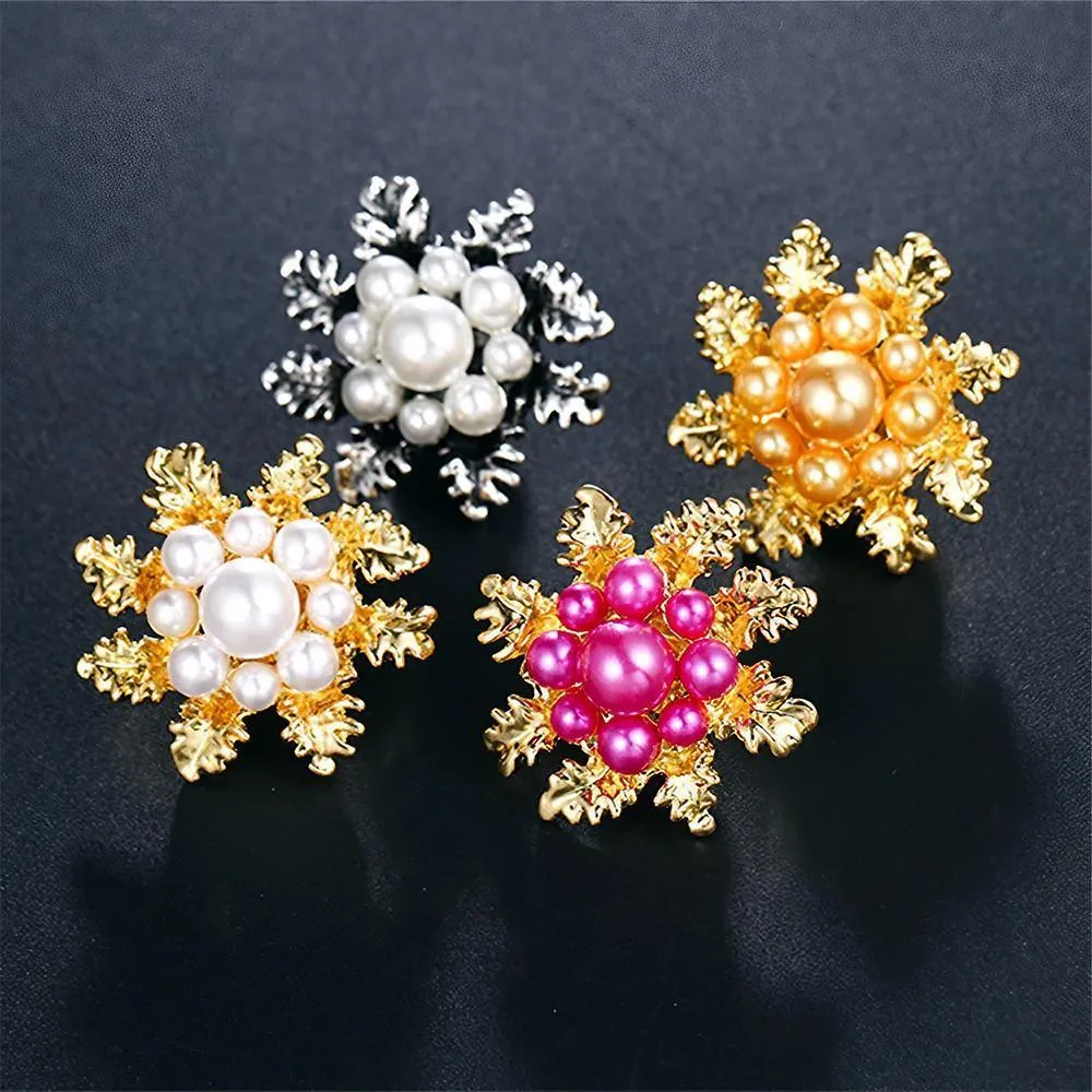 Imitation Pearl Brooch Elegant Jewelry Fashion Accessory Women Ladies Gift