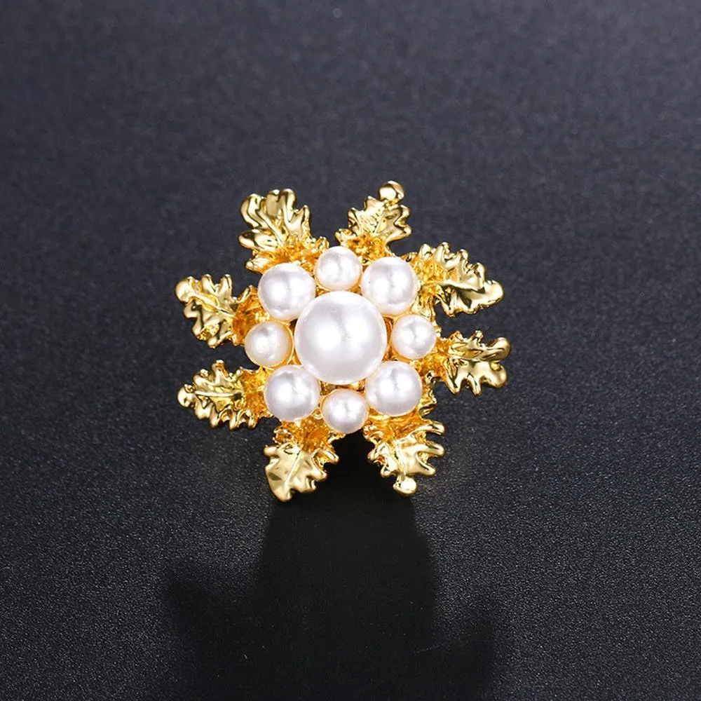 Imitation Pearl Brooch Elegant Jewelry Fashion Accessory Women Ladies Gift
