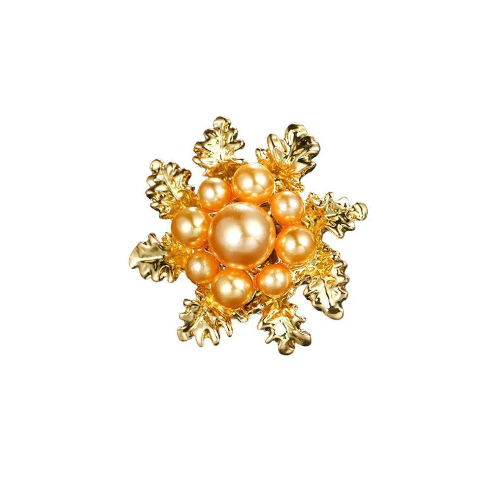 Imitation Pearl Brooch Elegant Jewelry Fashion Accessory Women Ladies Gift