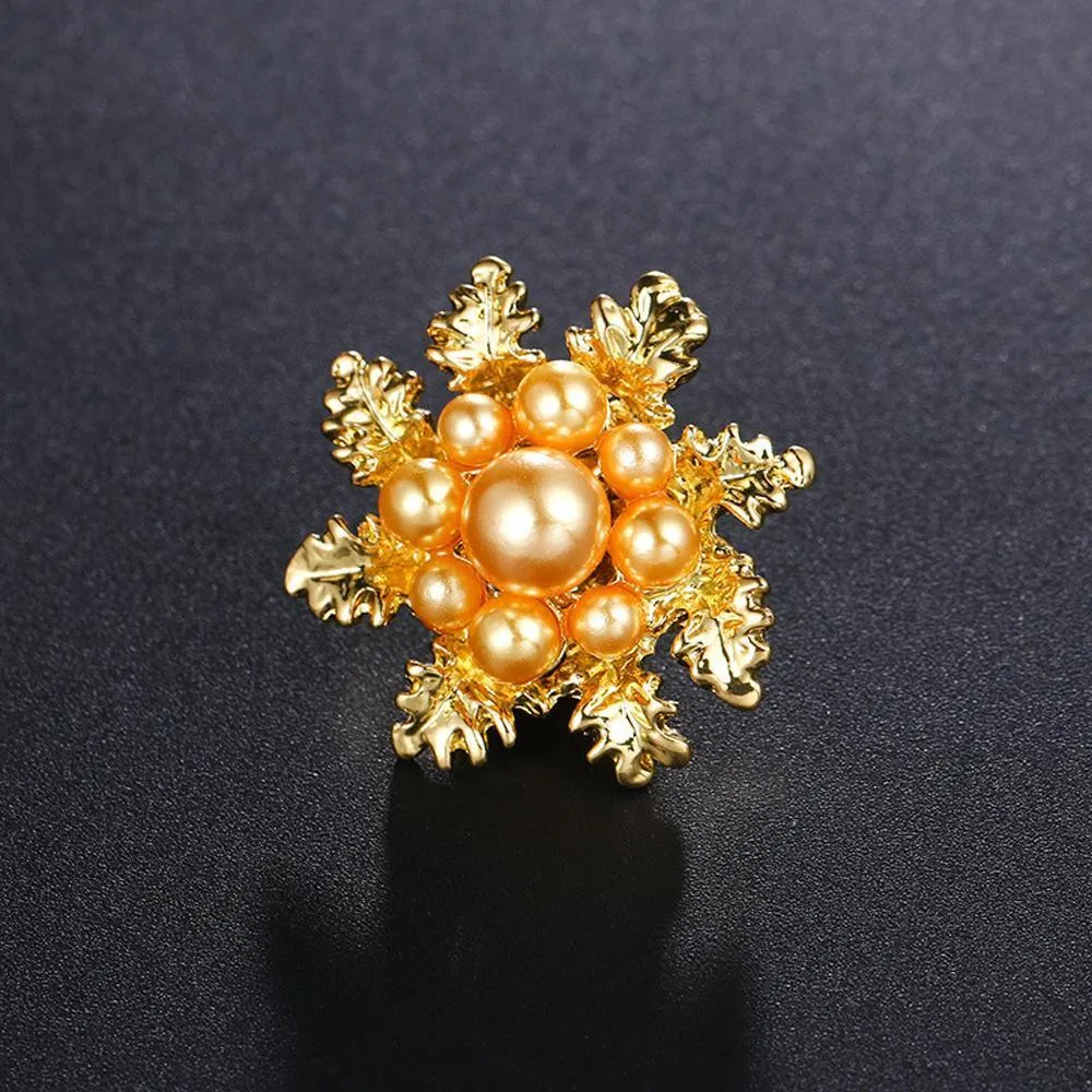 Imitation Pearl Brooch Elegant Jewelry Fashion Accessory Women Ladies Gift