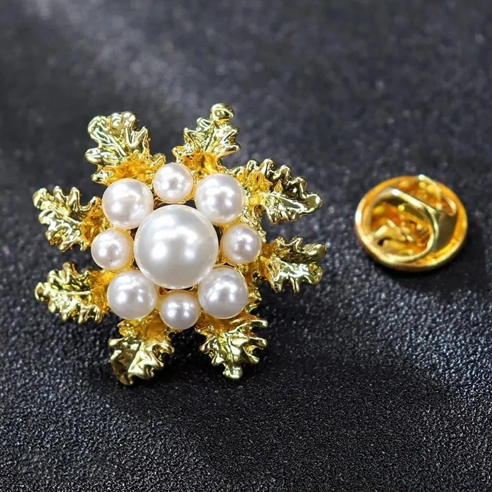Imitation Pearl Brooch Elegant Jewelry Fashion Accessory Women Ladies Gift