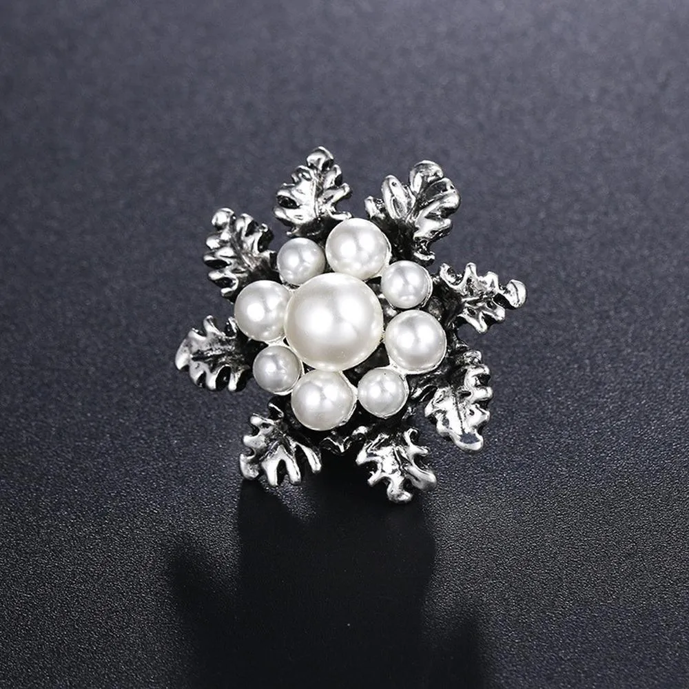 Imitation Pearl Brooch Elegant Jewelry Fashion Accessory Women Ladies Gift