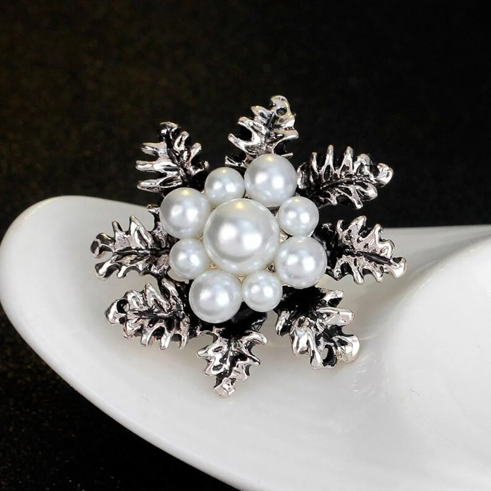 Imitation Pearl Brooch Elegant Jewelry Fashion Accessory Women Ladies Gift