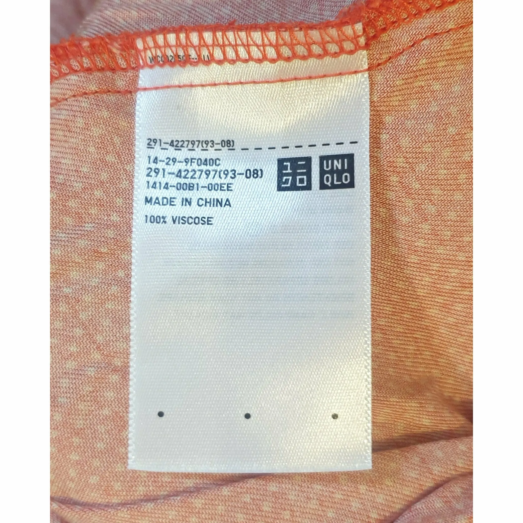Ines De La Fressange x Uniqlo red dotty long sleeve maxi dress size L (best fits 14-16)