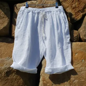 Italian Linen Frederic Bermuda Shorts