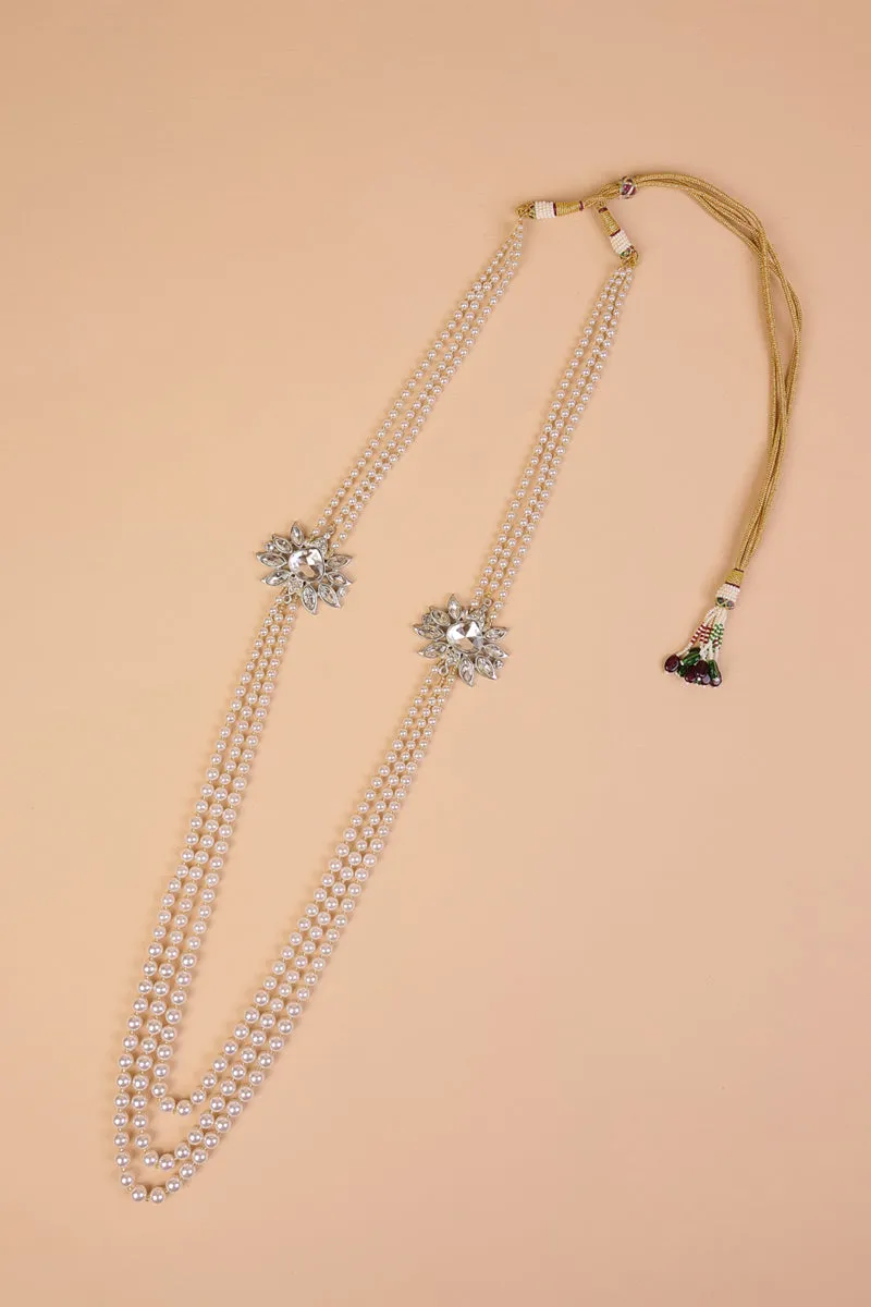 Ivory Double Layered Pearl Mala